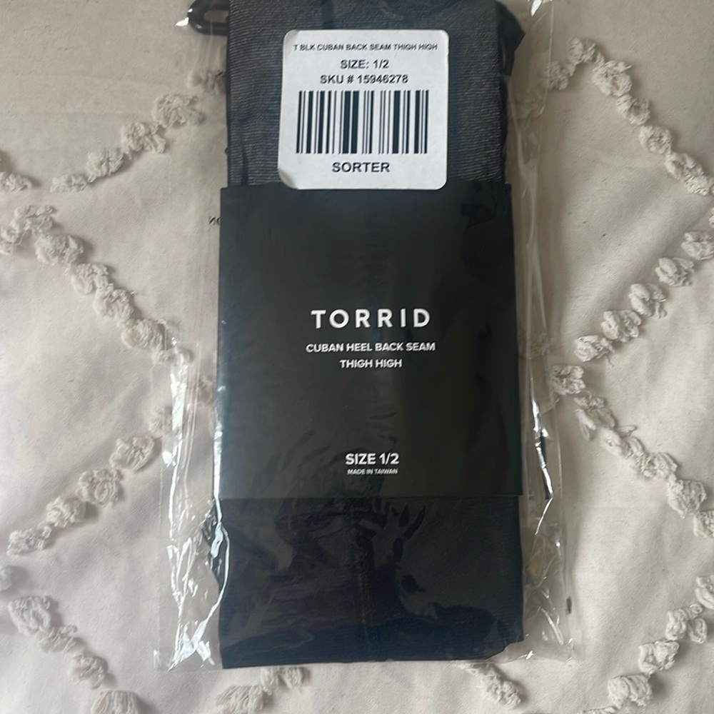 Torrid Back Seam Thigh Highs